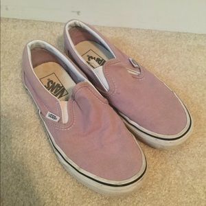 Purple slip on vans!